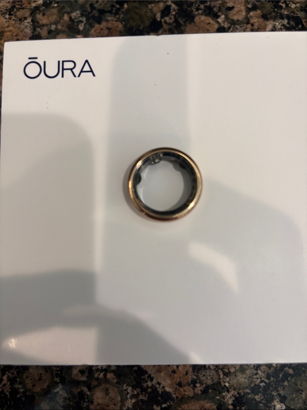 Oura Rose gold ring size 7